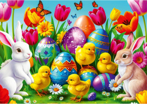 Пазл Trefl 500 деталей: Пасхальный луг