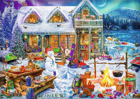 Пазл Trefl 1000 деталей: Зимнее время