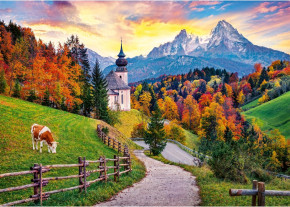 Пазл Trefl 2000 деталей: Баварские Альпы осенью