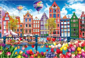 Пазл Trefl 1500 деталей: Красочный Амстердам