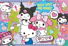 Пазл Trefl 300 деталей: Hello Kitty и друзья
