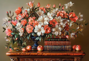 Пазл Castorland 1000 деталей: Цветочный вечер