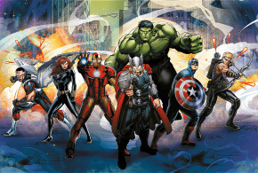 Пазл Trefl 160 деталей: Суперспособности Мстителей