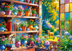 Пазл Trefl 500 деталей: Весеннее утро в Оранжерее