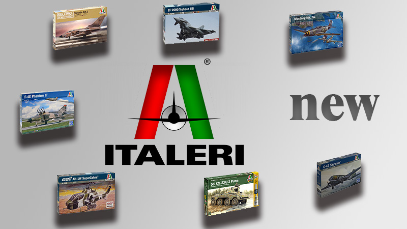 Новые сборные модели Italeri Новые сборные модели Italeri