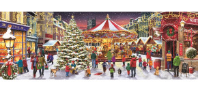 Пазл Clementoni 1000 деталей: Рождественская карусель