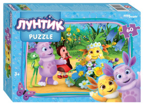 Пазл Step puzzle 60 деталей: Лунтик