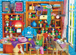 Пазл Eurographics 1000 деталей: Все, что ты вяжешь, - это Любовь