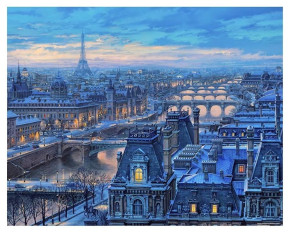 Пазл Pintoo 2000 деталей: Евгений Лушпин. Мосты на Сене