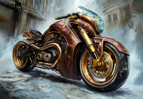 Пазл Алма деревянный ПРЕМИУМ 1000 деталей. Время свободы. Стальной ветер