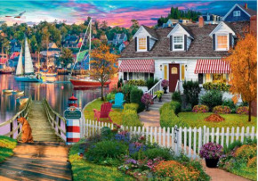 Пазл Step puzzle 1500 деталей: Дом в гавани Чарльз Харбор (УЦЕНКА)