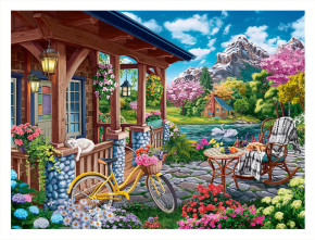 Пазл Pintoo 1200 деталей: Дом у озера Пазл Pintoo 1200 деталей: Дом у озера