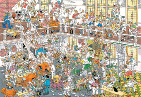 Пазл Jumbo 3000 деталей: Проект реконструкции