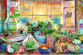 Пазл деревянный Trefl 500 +1 деталей: Дом на пляже Пазл деревянный Trefl 500 +1 деталей: Дом на пляже