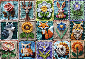 Пазл Trefl 1000 деталей: Вязание крючком — моя страсть (УЦЕНКА)