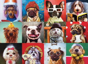 Пазл Eurographics 1000 деталей: Смешные собаки, Lucia Heffernan