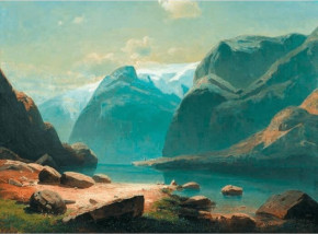 Пазл Стелла 3000 деталей: Озеро в горах Швейцарии