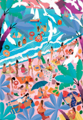 Пазл Clementoni 1000 деталей: Выходные на пляже