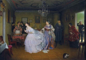 Пазл Стелла 1000 деталей: Федотов П.А. Сватовство майора (УЦЕНКА)