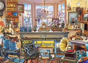 Пазл деревянный Trefl 1000 деталей: Антикварный магазин (УЦЕНКА)