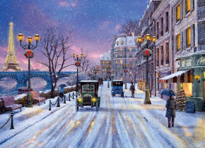 Пазл Eurographics 1000 деталей: Сочельник в Париже Пазл Eurographics 1000 деталей: Сочельник в Париже