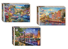 Набор Степ 1000 деталей: Романтика путешествий, 3 шт