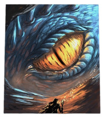 Алмазная мозаика с подрамником Рыжий Кот: Драконий глаз (полное заполнение)