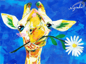 Пазл Pintoo 1200 деталей: NiJiSuKe. Маргарита Жираф