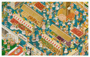 Пазл Pintoo 4000 деталей: SMART. Рынок (УЦЕНКА)