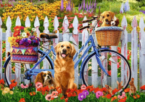 Пазл Trefl 500 деталей: Собачье приключение