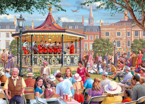 Пазл Falcon 1000 деталей: Эстрада в парке