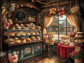 Пазл деревянный Алма 500 деталей Города и страны. Кондитерская