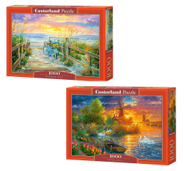Набор Castorland 1000 деталей: Рассвет и Закат, 2 шт