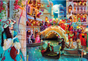 Пазл Clementoni 1000 деталей: Карнавал в Венеции