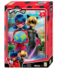 Пазл Step puzzle 260 деталей: Леди Баг и Супер-Кот