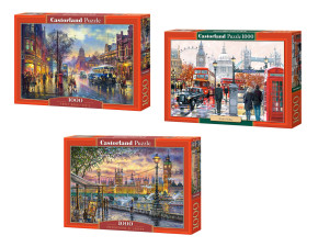 Набор Castorland 1000 деталей: Лондон, 3 шт