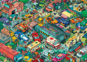 Пазл Heye 1000 деталей: Автосвалка