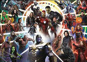 Пазл Trefl 1000 деталей: Мстители: Конец игры / Герои Marvel