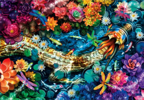 Пазл Clementoni 1000 деталей: Рыбки кои