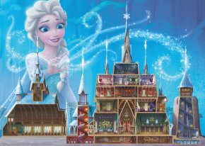 Пазл Ravensburger 1000 деталей: Disney. Дворец Эльзы
