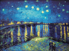 Пазл Pintoo 1200 деталей: Ван Гог. Звёздная ночь над Роной