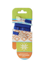 Нетеряшки для малышей (рост 0,5-1,0 м) с пластиковой клипсой (синие)(резинка для варежек)