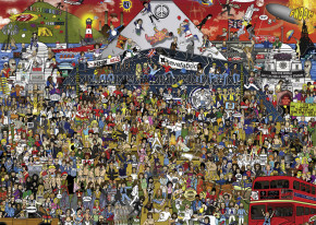 Пазл Heye 2000 деталей: История британской поп-музыки