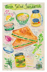 Пазл Pintoo 1000 деталей: Люсиль Праче. Сэндвич с тунцом и салатом