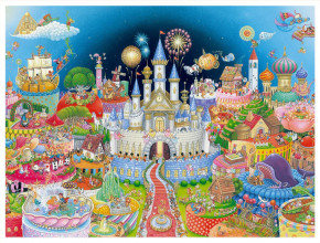 Пазл Pintoo 4800 деталей: Синдзи Ямамото. Новый год в Волшебном королевстве