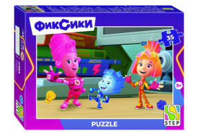 Пазл Step puzzle 35 деталей: Фиксики. Новый сезон