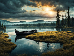 Пазл деревянный Алма 500 деталей Волшебство природы. Карелия - край озер