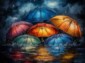 Пазл Алма мини 150 деталей. Перед дождем