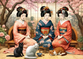 Пазл Cherry Pazzi 1000 деталей: Весенний чай