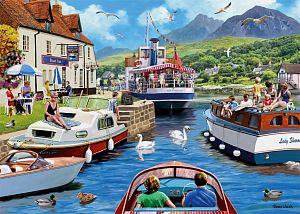 Пазл Falcon 1000 деталей: Отдых на реке